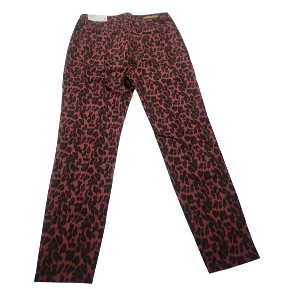 Soft Surroundings Jeans Womens 8 Ultimate High Rise Skinny Leopard - Picture 3 of 16